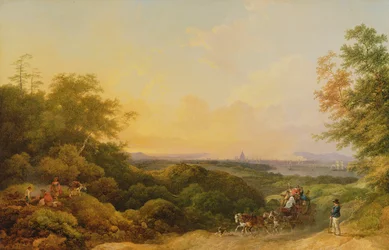 The Evening Coach, Lontoo Greenwichistä, 1805